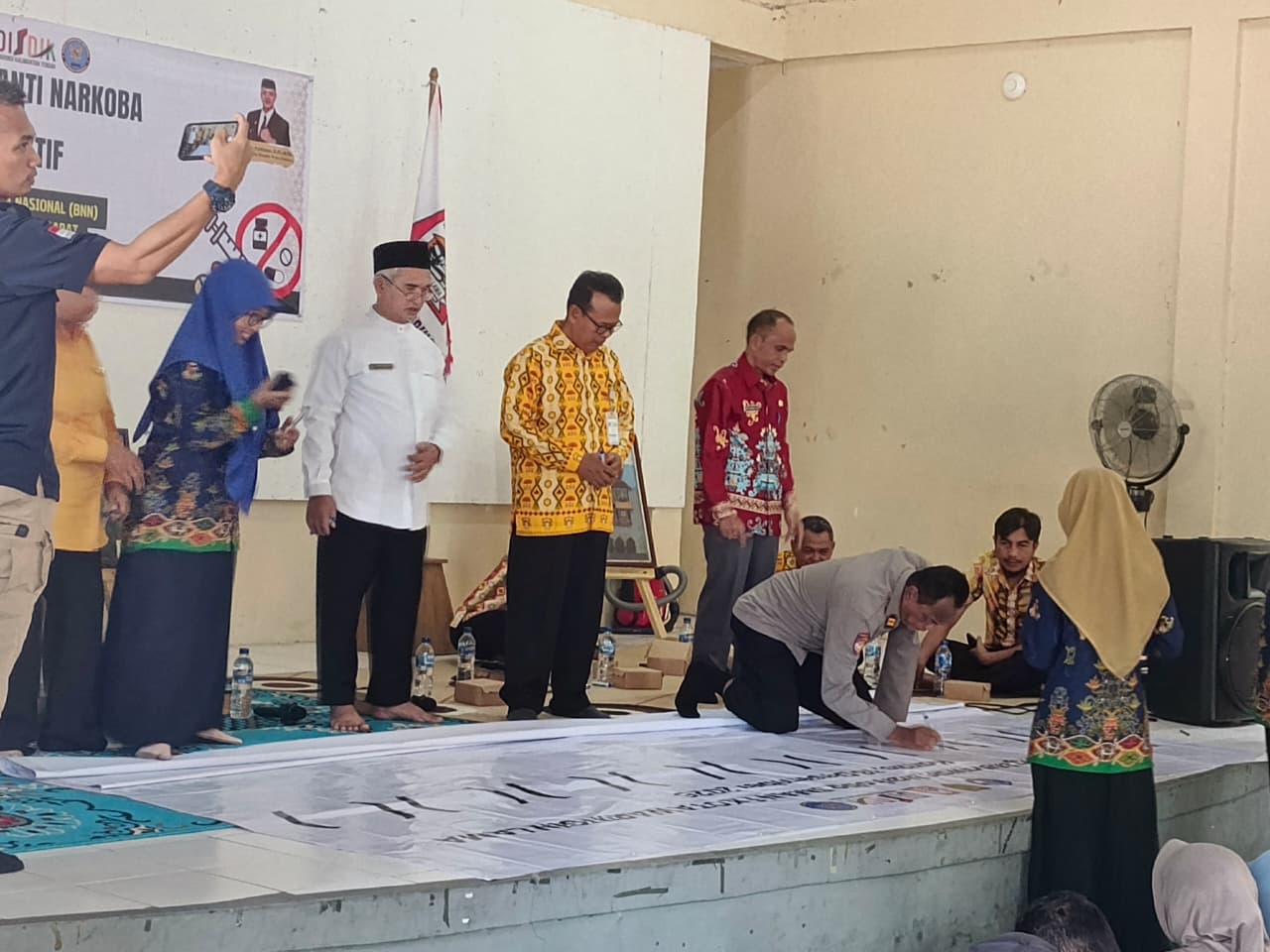 Gelaran Sosialisasi Anti Narkoba  SMAN I Kotawaringin Lama Bekerjasama dengan BNN Kab. Kobar