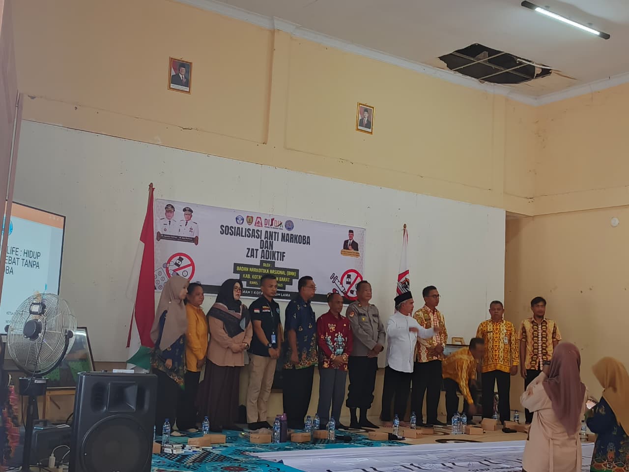 Gelaran Sosialisasi Anti Narkoba  SMAN I Kotawaringin Lama Bekerjasama dengan BNN Kab. Kobar