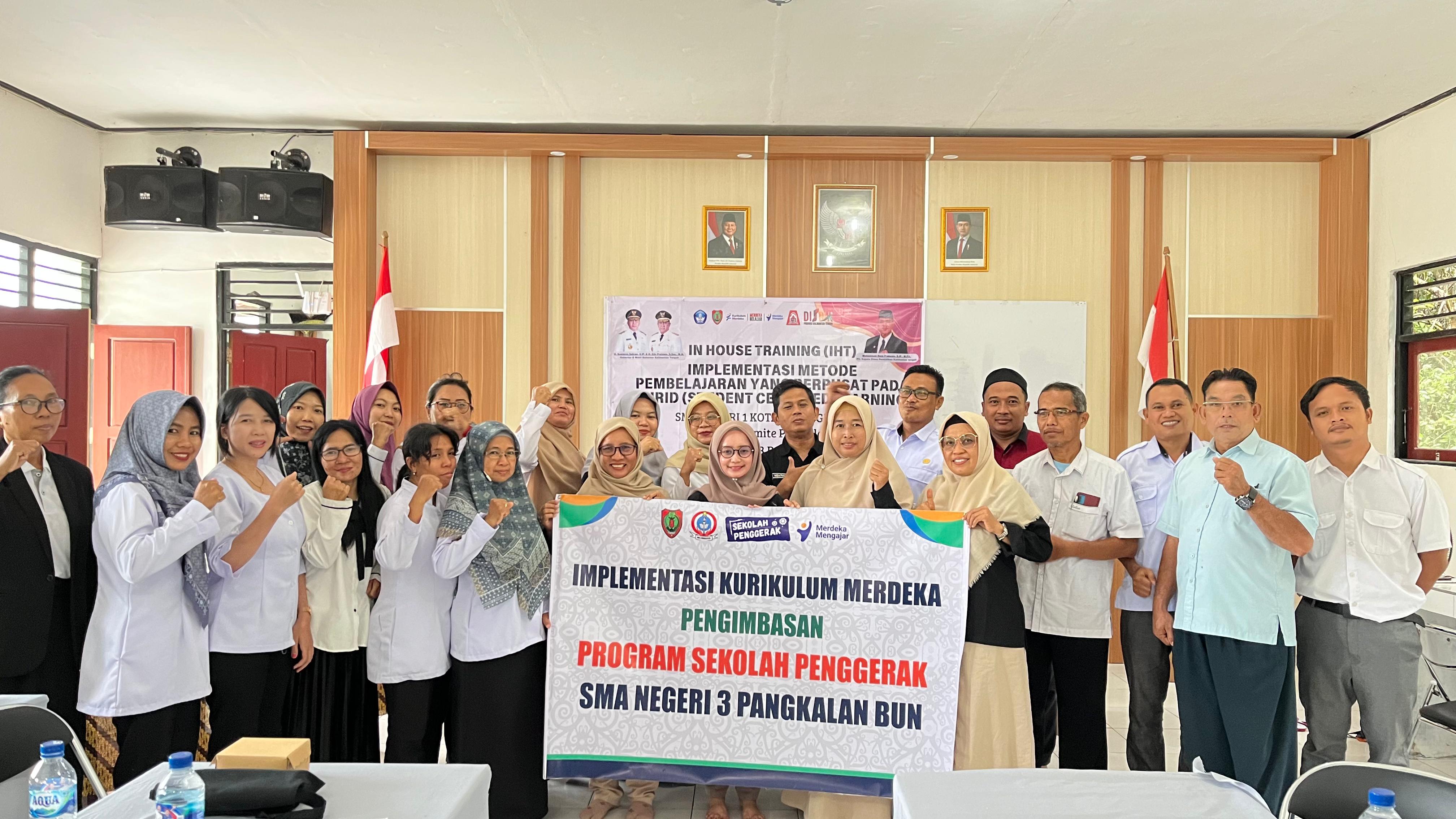 Kegiatan IHT Implementasi Pembelajaran yang Berpusat Pada Murid